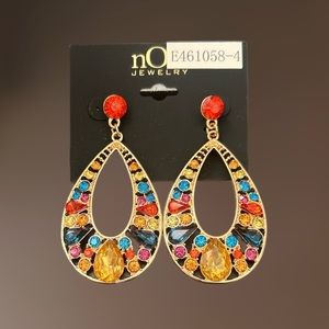 Noir Jewelry Statement Earrings NWT